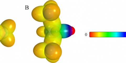 Molecular model of trimethylphosphine oxide generated with the Millsian software