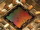 A qubit from a quantum computer.